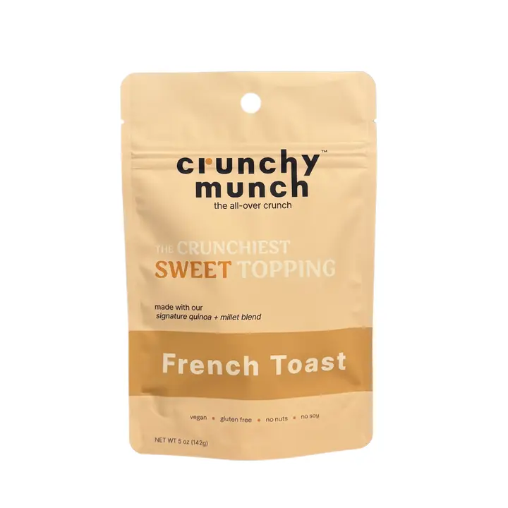 Crunchy Munch French Toast Quinoa Crunch – Sweet Cinnamon Crunch Topping (Healthy Snack & Yogurt Topper)