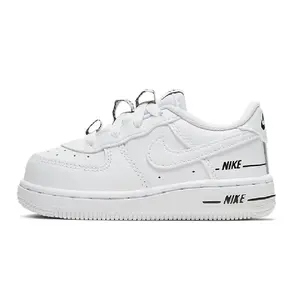 Toddler's Nike Force 1 LV8 3 White/White-Black (CW0986 100)