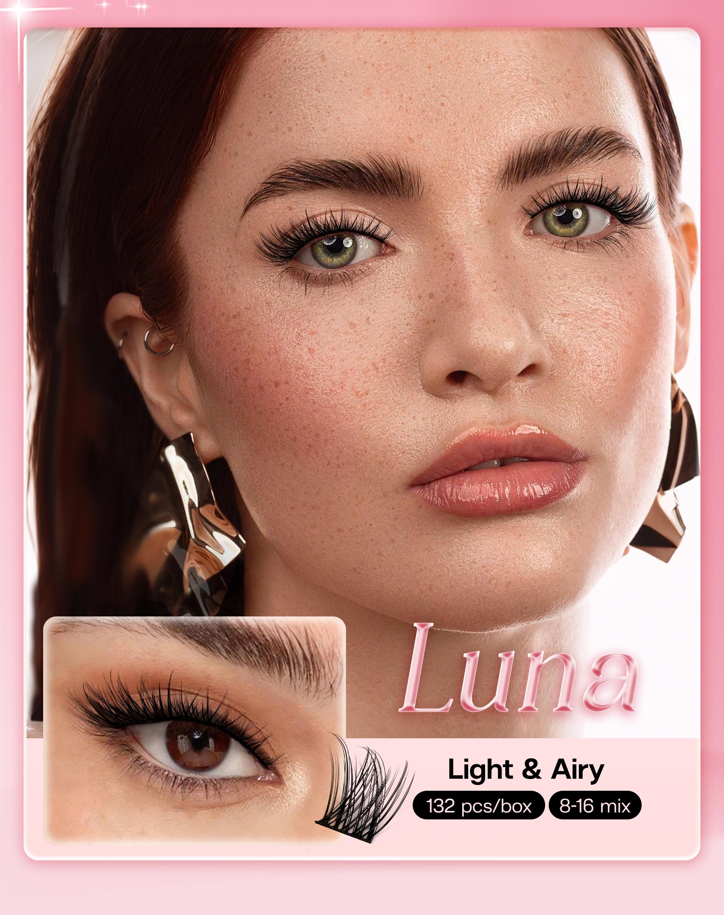 73% Hot Fresh Launch ProLashBeauty Lash Clusters Sunrise Long Lasting Eyelashes Extensions Kit DIY lashes Extensions C D Curl Invisible Band Beginners Manga Lashes Tweezer & Glue & Remover all in one for DIY Eyelash at Home TikTokShopBlackFriday