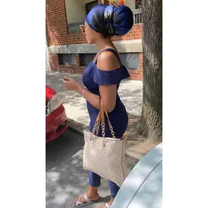 Head Wrap Scarf Turban - Blue Seas