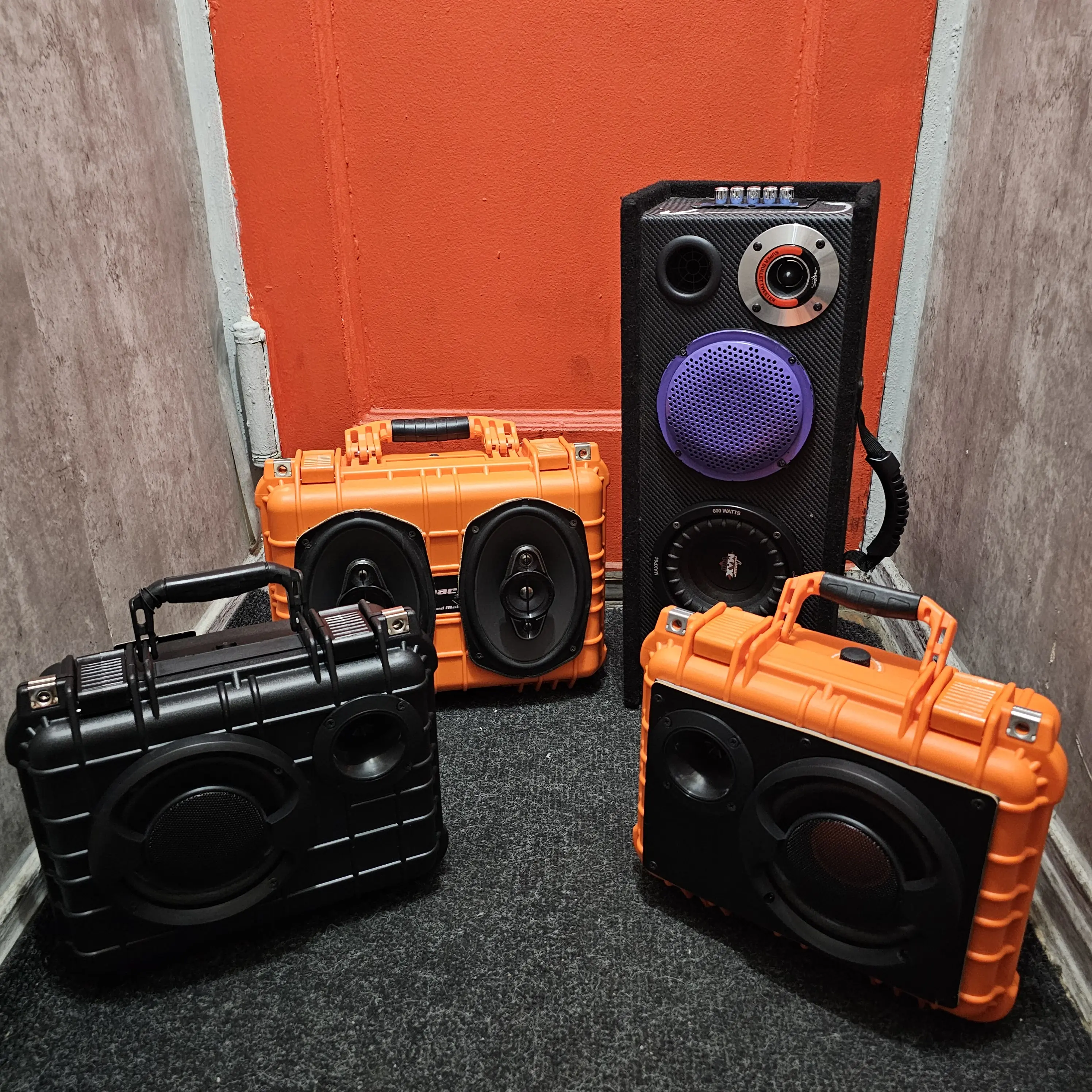 custom bluetooth boombox
