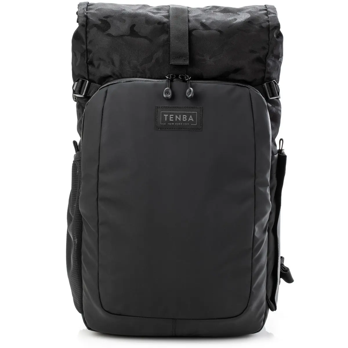 Tenba Fulton V2 14L Vintage Camera Backpack - Rear Tripod Compatible, Resistance Design, for Mirrorless/DSLR, 3-4 Lenses, 13" Laptop, Camera Accessories, Black/Black Camo