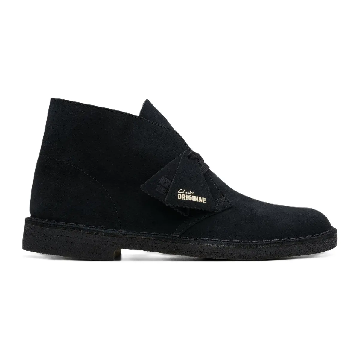 Clarks Desert Boot Black Men's Fashion Shoes New