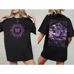 Sleep Token Even In Arcadia T-Shirt – Occult Sigil Graphic Tee, Alternative Band Style Shirt, Streetwear Music Fan Gift