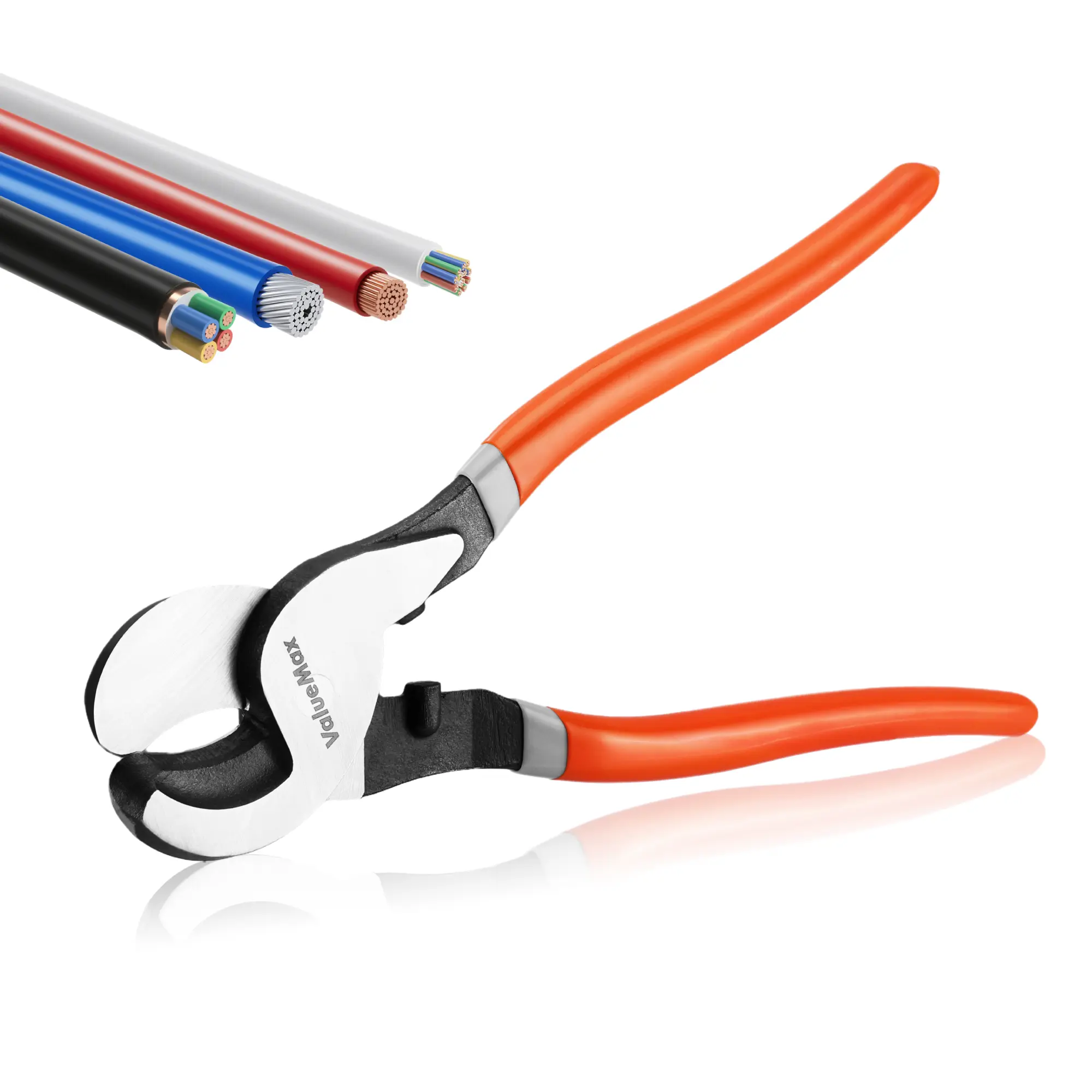 #backtoschool ValueMax 10-Inch Heavy-Duty Cable Cutter for Aluminum, Copper Battery Cables and Communication Wires