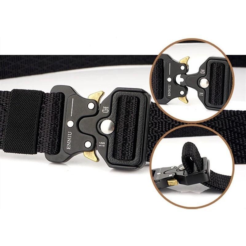 MEN Casual Military Tactical Army Adjustable Quick Release Belts Pants Waistband