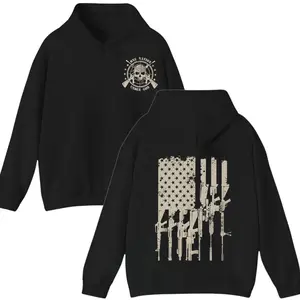 One Nation Under God, 2nd Amendment Patriotic American T-Shirt, Hoodie and Sweatshirt for autumn and winter, Men's Basic Crew Neck Tee, Father's Day, Christmas, Birthday Gift For Men - TPT1892TS