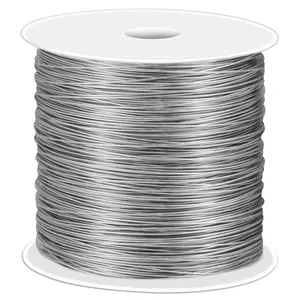 Cridoz 26 Gauge Stainless Steel Wire for Jewelry Making, Baling Wire for Wrapping, Craft and Jewelry Making