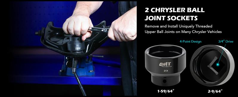 Orion Motor Tech Heavy-Duty Master Ball Joint Press Kit, 23pc Blue/Black Ball Joint Press & U Joint Removal Kit with Sockets and Universal Adapters, Heavy Duty Ball Joint Tool Set, , Limited Time Deal, tool box Orion Motor Tech Heavy-Duty Master Ball Joint Press Kit, 23pc Blue/Black Ball Joint Press & U Joint Removal Kit with Sockets and Universal Adapters, Heavy Duty Ball Joint Tool Set, , Limited Time Deal, tool box