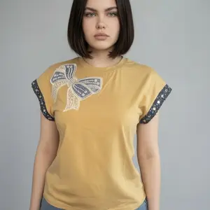 S0021-Beautiful top with beautiful bow detail