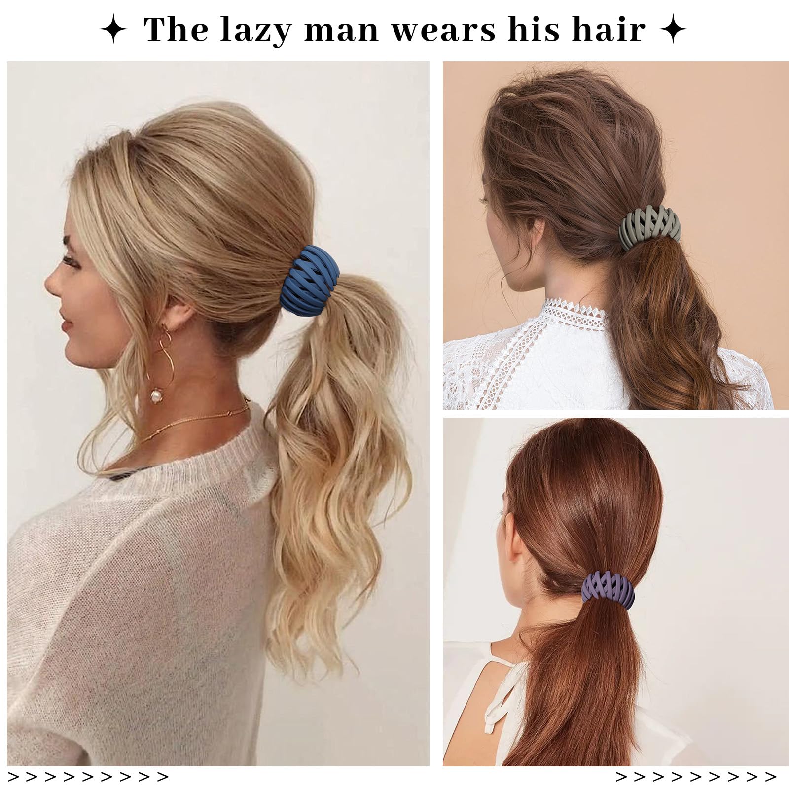 AWAYTR 6Pcs/Set Bird Nest Hair Claw Clips Horsetail Holder Hair Clips for Women Girls Bird Nest Expanding Hair Bun Hair Accessories TikTokShopBlackFriday AWAYTR 6Pcs/Set Bird Nest Hair Claw Clips Horsetail Holder Hair Clips for Women Girls Bird Nest Expanding Hair Bun Hair Accessories TikTokShopBlackFriday