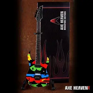 John Petrucci - Axe Heaven Color Picasso Mini Guitar Replica Collectible JP-042  [Collectible Figurine/Statue/Bust] figurine/statue, Collectible