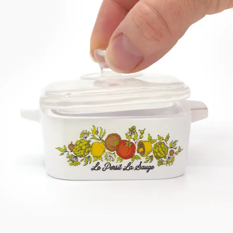 Mini Spice of Life Casserole Trinket Box