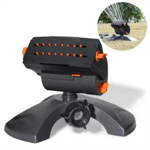 Diivoo Automatic Garden Water Sprinklers Lawn Irrigation System with Heavy Base, Adjustable Width, Rangeand Flow Rate Outdoor Spray FathersDayGift