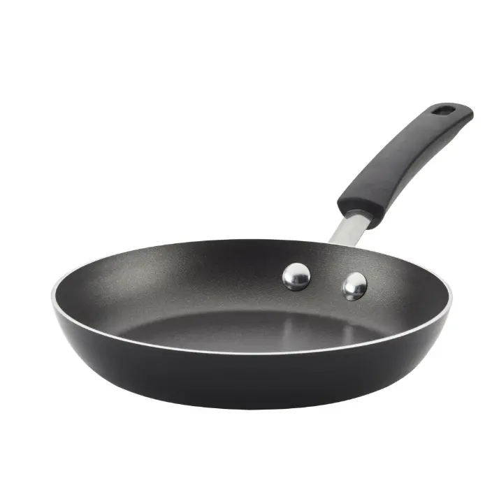 8 Inch Easy Clean Aluminum Non-Stick Frying Pan - Black - Cookware pf as