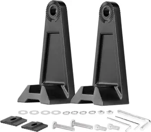 Light Bar Mounting Brackets, Side Mount Bracket Kit for Dual/Triple/Quad Row Straight or Curved LED Light Bar from 6 inch up to 52 inch Universal for Truck ATV UTV Off Road - 2 Pack