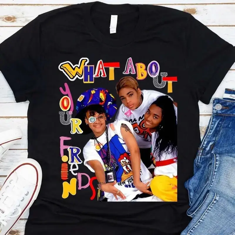 TLC What About Your Friends Tee Unisex TLC Girl Group Shirt 90s Inspired TLC Band Tshirt T-Boz Left Eye Chili R&B Group ZuluSky