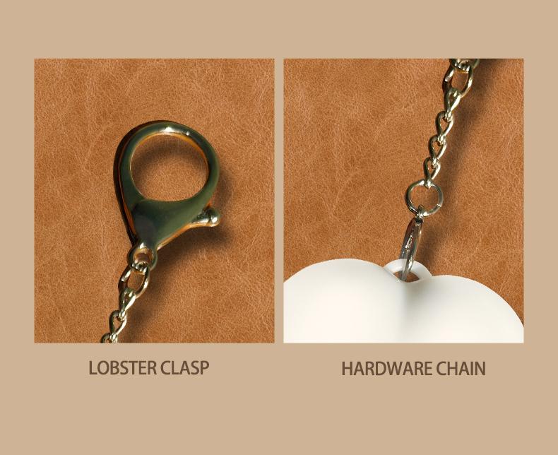 Love Wallet Tote Bag Touch Sensing Light Leather Handbag with Chain Strap for Women Heart-Shaped Illumination Functional & Stylish Accessory