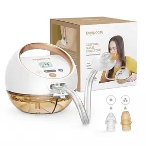 DeepCozy Electric Nasal Irrigator System Nasal Rinse with 30 Salt Packets, Sinus Rinse Machine, Nose Cleaner for Sinus Adult, Nasal Flush Congestion & Running Nose Relief, (Device Auto-Clean) Daily