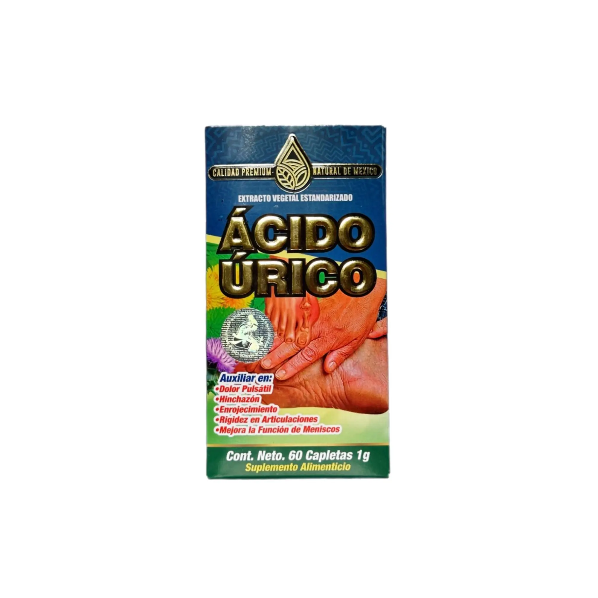 Acido Urico 60 Cap 1g