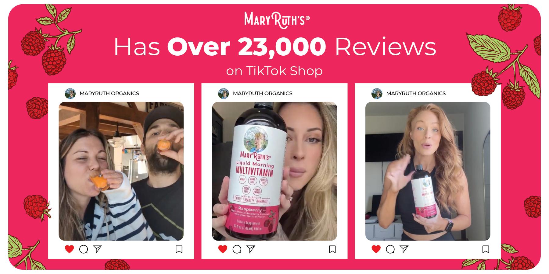 MaryRuth's Liquid Morning Multivitamin - B Complex Vitamins - Vitamins A, C, D, E -  Zinc - Beauty - Vegan - Sugar Free - 15.22 Fl Oz