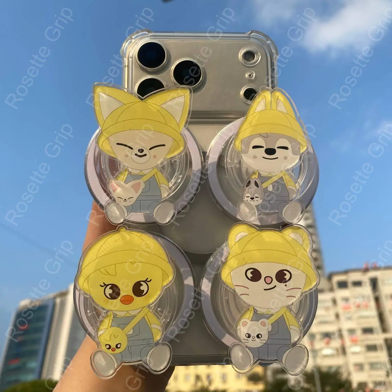 Kindergarten Chibi Phone Grip, Magsafe Grip for K-Pop Fans