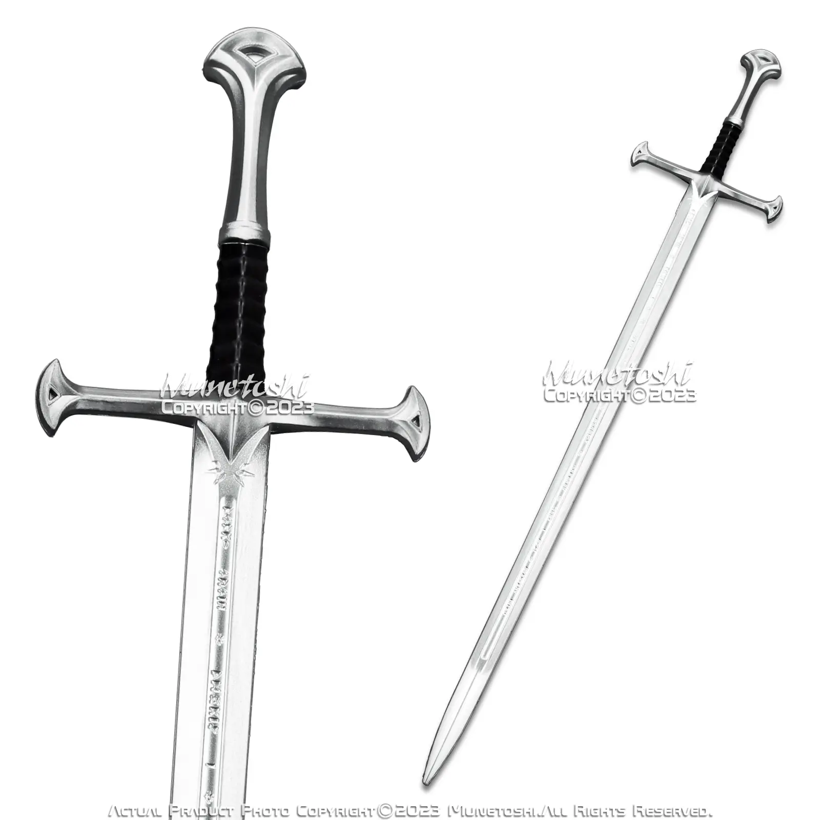 41” Foam Anduril Long Sword Aragorn King Rings Fantasy Medieval Cosplay Costume