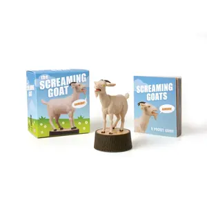The Screaming Goat (Book & Figure) – Mini Goat Toy with Sound and Illustrated Book (Paperback)
