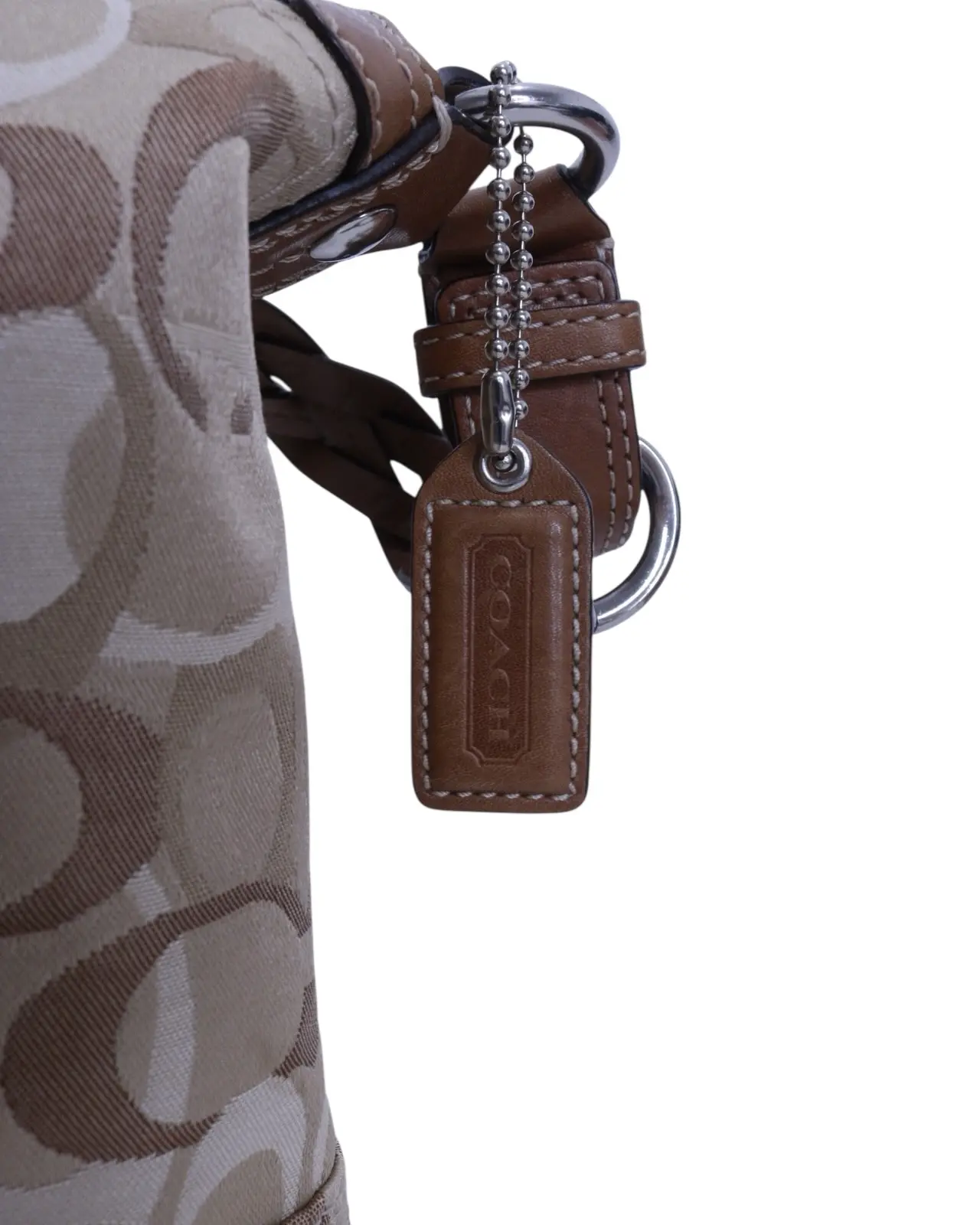 Pre-owned coach Canvas Shoulder Bags CHELSEA SIGNATURE OPTIC HOBO 