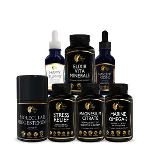 Coco March N.M.D Stress Relief Support Supplement Bundle, Wellness Supplement Kit Healthcare Fitness