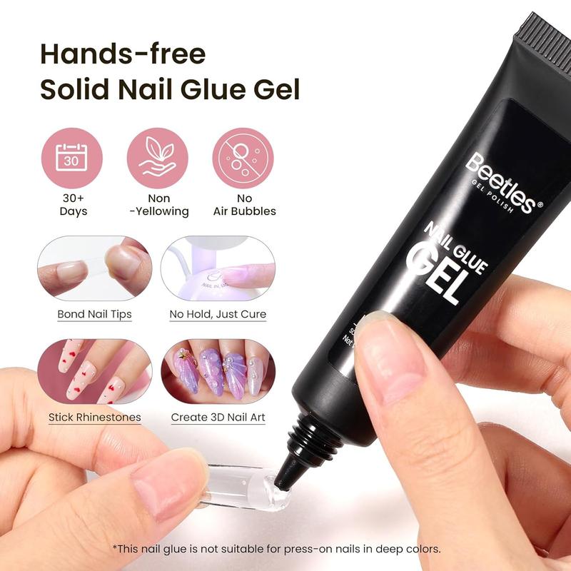 Beetle Thin Extension Nail Tips Kit, Almond/Coffin/Square Shape Acrylic Nail False Nail press ons Nail  DIY Nails Art Gift for girl Gift for woman gel x nails salon nails at home  Fall Nail Thanksgiving Gift Black Friday Winter Nail Christmas Gift