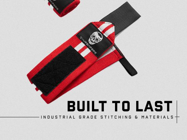 Gymreapers Weightlifting Wrist Wraps (IPF Approved) 18" Professional Quality Wrist Support for Powerlifting Comps, Strength Training, Bodybuilding Gymreapers Weightlifting Wrist Wraps (IPF Approved) 18" Professional Quality Wrist Support for Powerlifting Comps, Strength Training, Bodybuilding