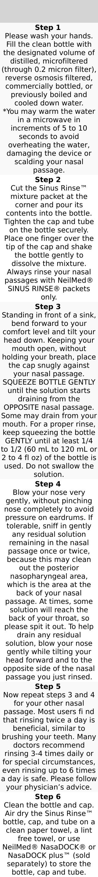 NeilMed Sinus Rinse 100 Regular Premixed Packets - Soothing Saline Nasal Wash for Allergies & Congestion - Preservative-Free, pH Balanced