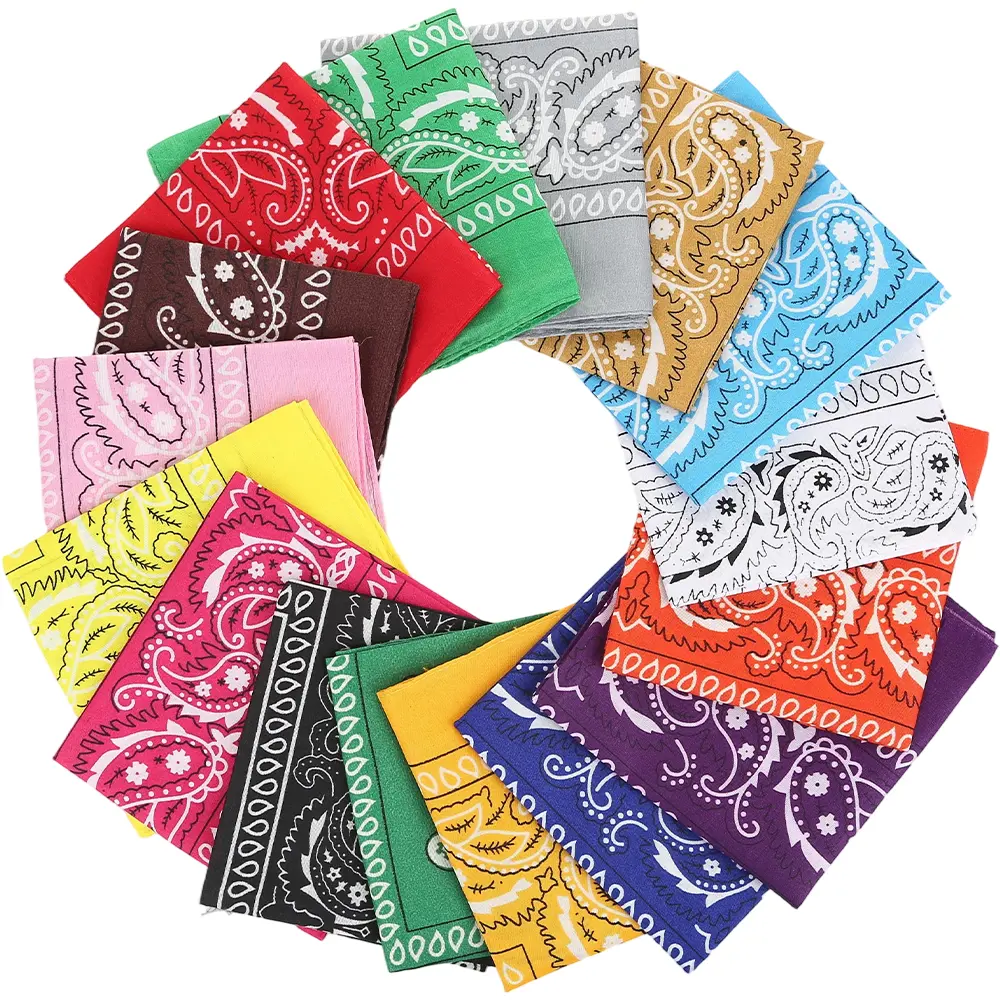 16PCS Bandanas Multi-Purpose Party Outdoor Favor Scarf Headband Handkerchiefs for Women Men Boy Girls
