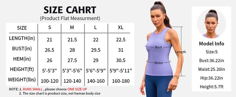 ATTRACO Women's Seamless High Neck Workout Tank Top with Built-in Bra & Removable Padding for Yoga & Gym Training