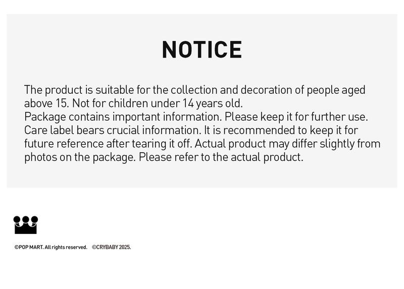 POP MART CRYBABY SHINY SHINY SERIES-Plush Doll