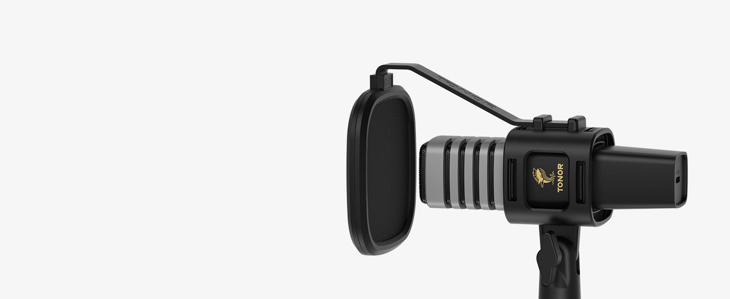 TONOR TC30&TC777 Pro Cardioid Condenser Microphone with Shock Mount, USB Type-C to USB-A Cable, Pop Filter, and Foldable Mic Tripod for PC & Laptop Use TONOR TC30&TC777 Pro Cardioid Condenser Microphone with Shock Mount, USB Type-C to USB-A Cable, Pop Filter, and Foldable Mic Tripod for PC & Laptop Use