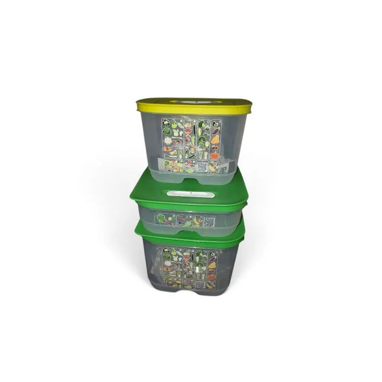 Tupperware FridgeSmart 3PC Set - Organize Your Food with Style and Efficiency