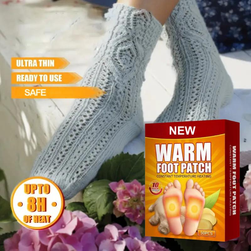 The Ultimate Chinese Wellness Tool! 50-Piece Mugwort & Ginger Heat Patches 12-Hour Long-Lasting Relief for Shoulders, Neck, Knees, Lower Back, and Abdomen