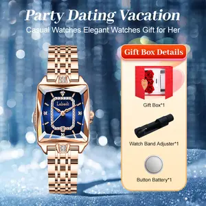 Luxury Shiny Diamond Watch Gift Box Set - 30M Waterproof Stainless Steel ,Ultimate Gift for Her