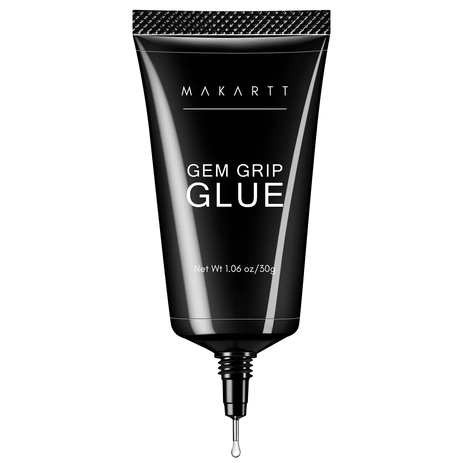 Makartt Gem Grip Glue - No Wipe Nail Rhinestone Glue for Nails | Super Strong Gem Adhesive for Nail Art | Professional & Beginner Friendly | 30g Viscous Formula | Eco Friendly & Safe | 1.06 oz