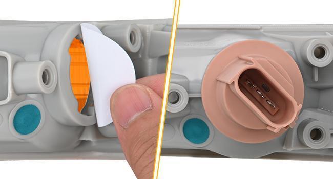 Nilight Front Turn Signals Light Clear Amber Lens Parking Light Day Running Light Side Marker Light Compatible with 2007-2017 Jeep Patriot Passenger Side