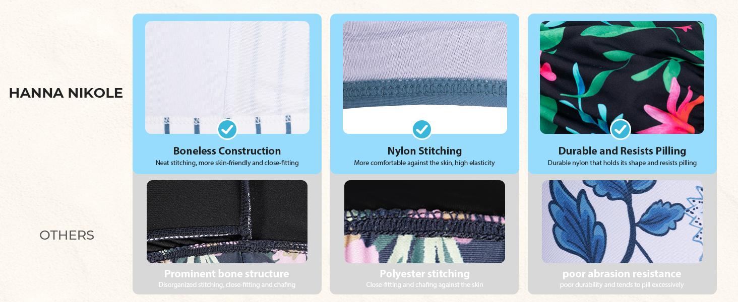 【S-XL】Hanna Nikole Women's Bikini Sets High Waisted, 2 Piece Bathing Suit Tummy Control, Push Up Cutout Ruched Swimsuit Beachwear