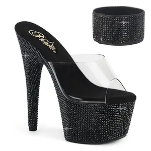 Women's Elegant Heeled Shoes, Bejeweled-712RS Women's Elegant Heeled Shoes, Bejeweled-712RS