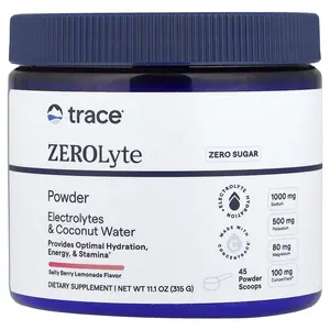 Trace ZEROLyte Powder, Salty Berry Lemonade, 11.1 oz (315 g)
