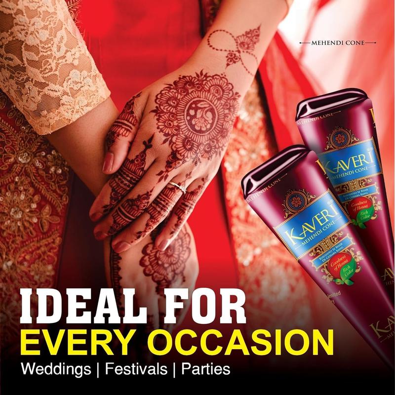 3pcs Organic Henna Tattoo Paste Set, Waterproof Temporary Body Art Paint, Long-Lasting Tattoos for Women & Men, Natural Ingredients Tattoo Kit