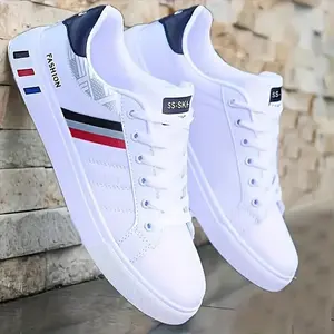 Men'S Casual Lace-up Shoes, Comfy Non-slip Breathable Shoes WithFabric Uppers For Walking Driving, Shoes For All SeasonsGift（gift）Gift