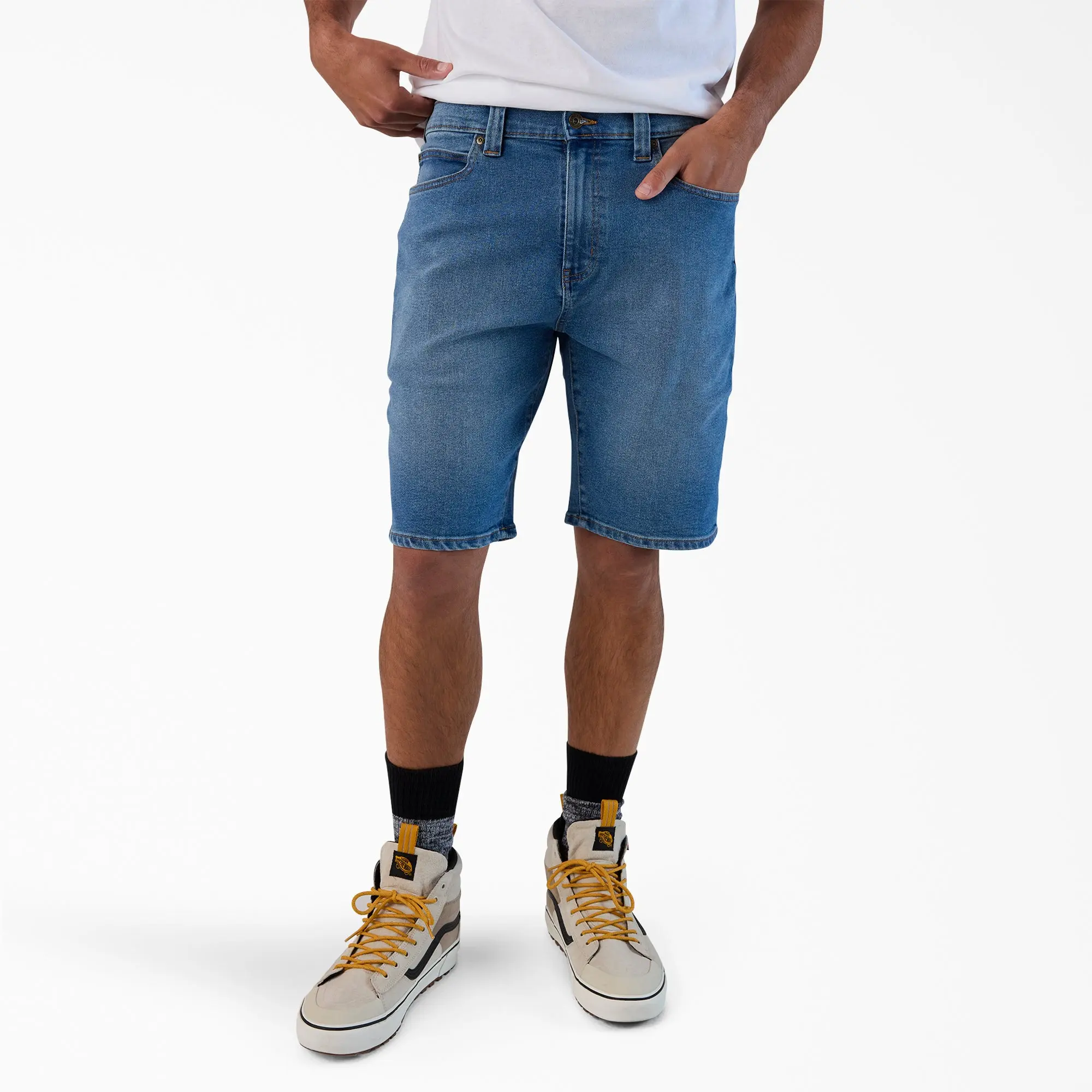Dickies FLEX 5-Pocket Denim Shorts, 11"Regular Fit,Denim Stretch,Workwear Dickies FLEX 5-Pocket Denim Shorts, 11"Regular Fit,Denim Stretch,Workwear