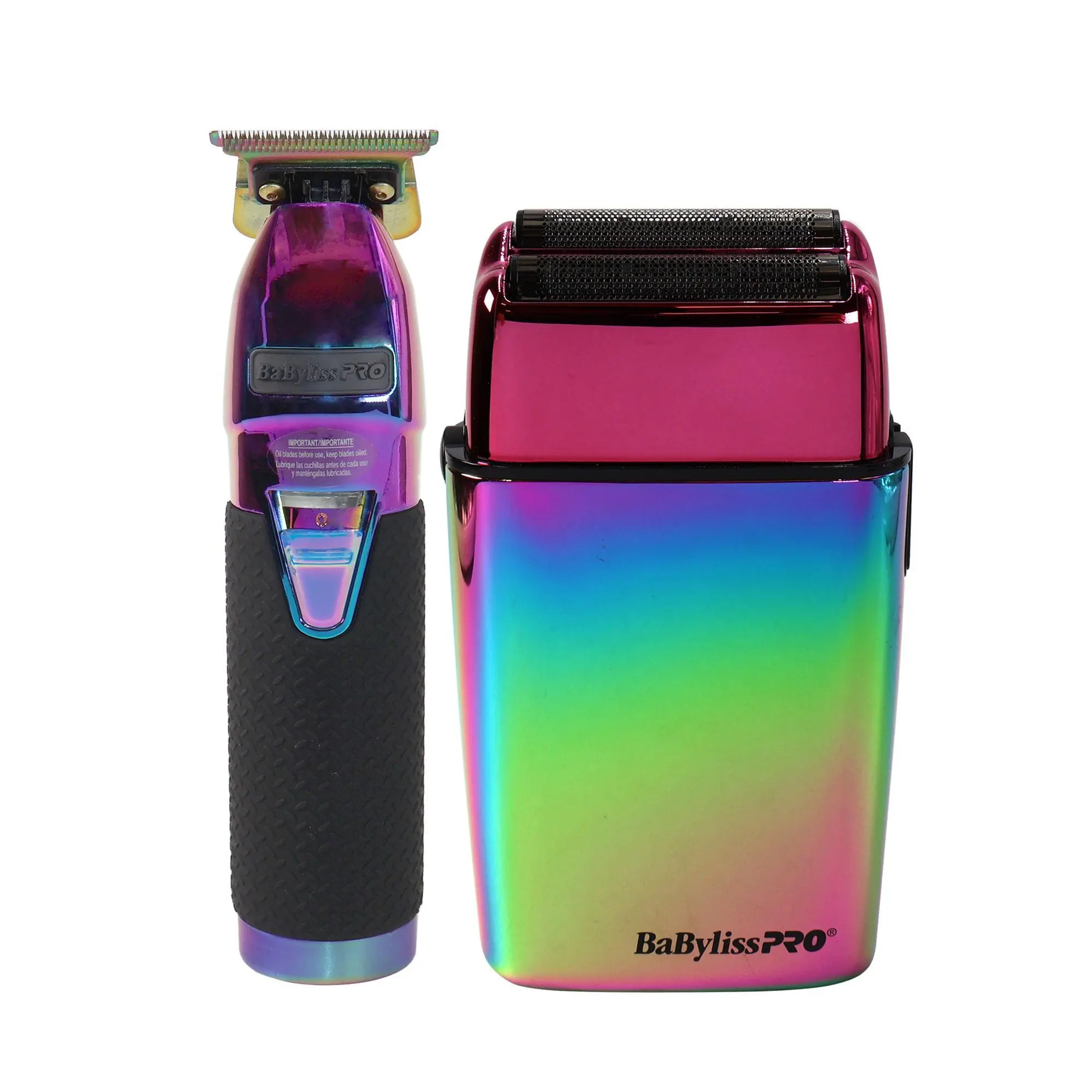 BaByliss Pro LIMITEDFX Collection Limited Edition Trimmer and Double Foil Shaver Irredescent #FXDUOFS2TRB