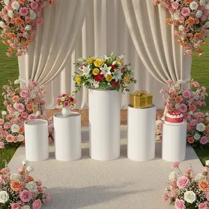 Modern Five Piece Cylindrical Display Stand Set For Dessert Table Decor valentine's day decor